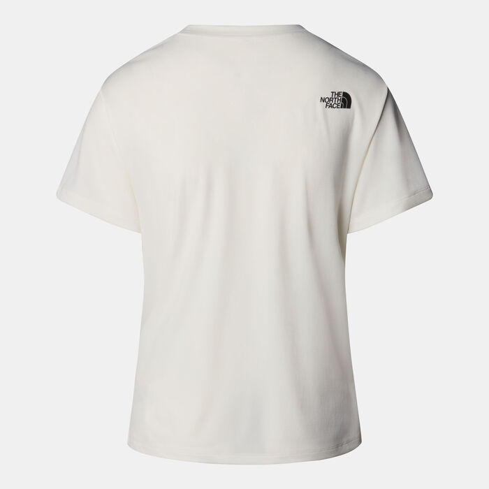 The North Face Women's Flex Outdoor T-Shirt White The North Face Women's Flex Outdoor T-Shirt White image number 1