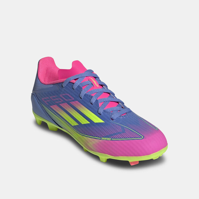 adidas Kids' F50 League Multi-Ground Football Shoes Pink adidas Kids' F50 League Multi-Ground Football Shoes Pink image number 1