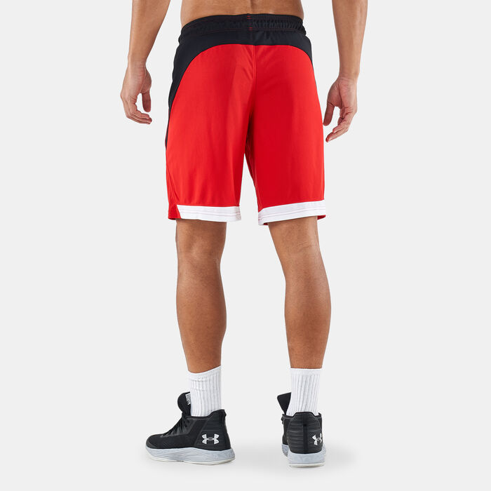 Buy Under Armour Men's UA Baseline 10-Inch Shorts Red in KSA -SSS