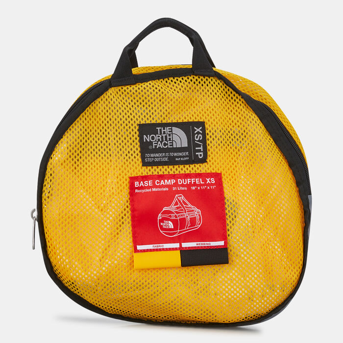 The North Face Base Camp Duffel (XS) yellow image number 4