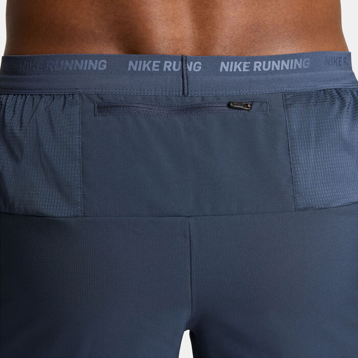 Nike Men's Stride Dri-FIT Running Shorts Blue Nike Men's Stride Dri-FIT Running Shorts Blue image number 4