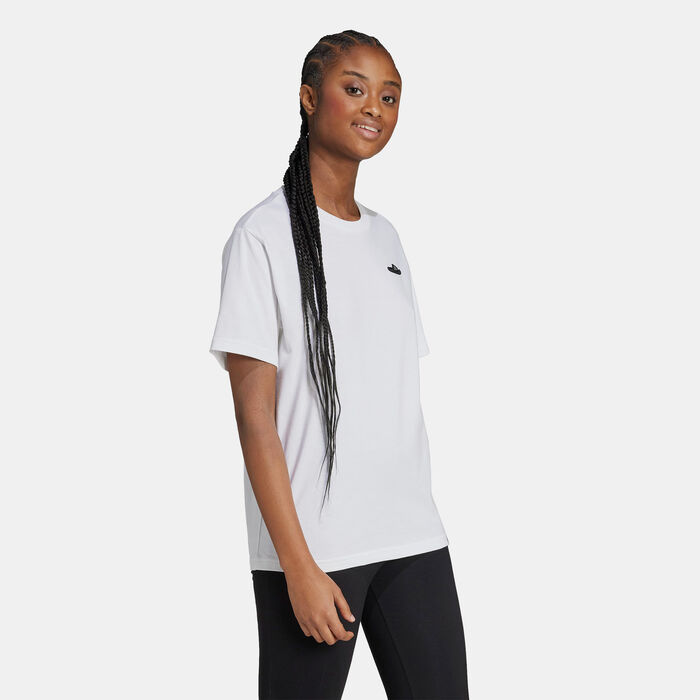 adidas Women's Slide Graphic T-Shirt White image number 3
