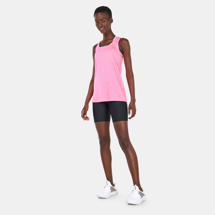 Under Armour Women's UA Tech™ Training Tank Top Pink Under Armour Women's UA Tech™ Training Tank Top Pink image number 2