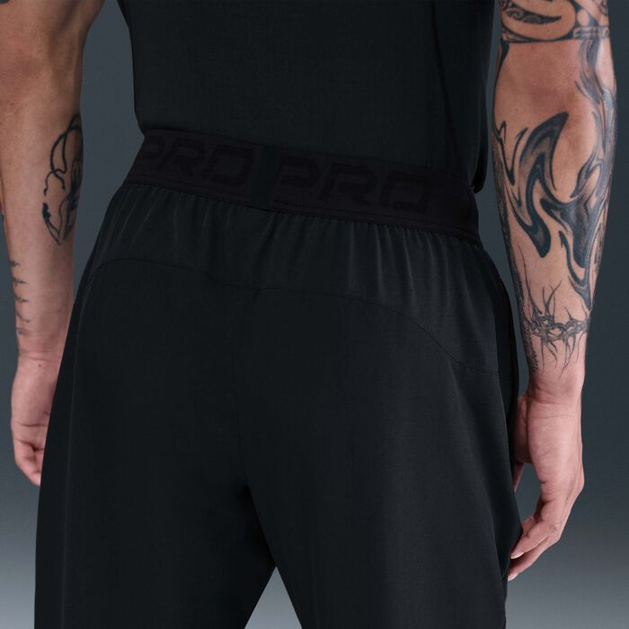 Nike Men's Pro Dri-FIT Training Pants Black Nike Men's Pro Dri-FIT Training Pants Black image number 2