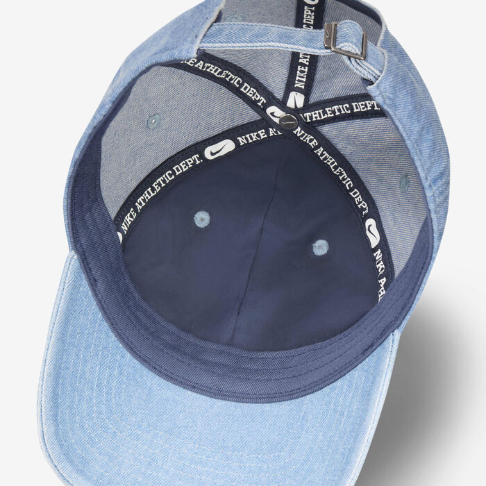 Nike Club Unstructured Denim Cap Blue Nike Club Unstructured Denim Cap Blue image number 4