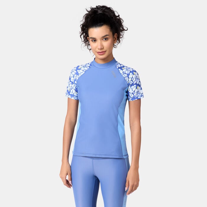 COEGA Women's Swimming Rashguard Blue COEGA Women's Swimming Rashguard Blue image number 0