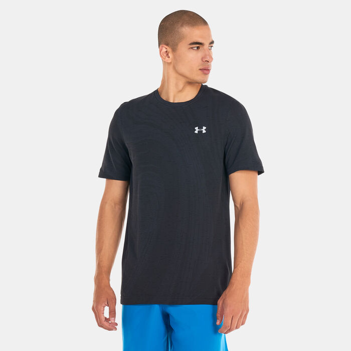 Under Armour Men's UA Seamless Surge T-Shirt Black Under Armour Men's UA Seamless Surge T-Shirt Black image number 0