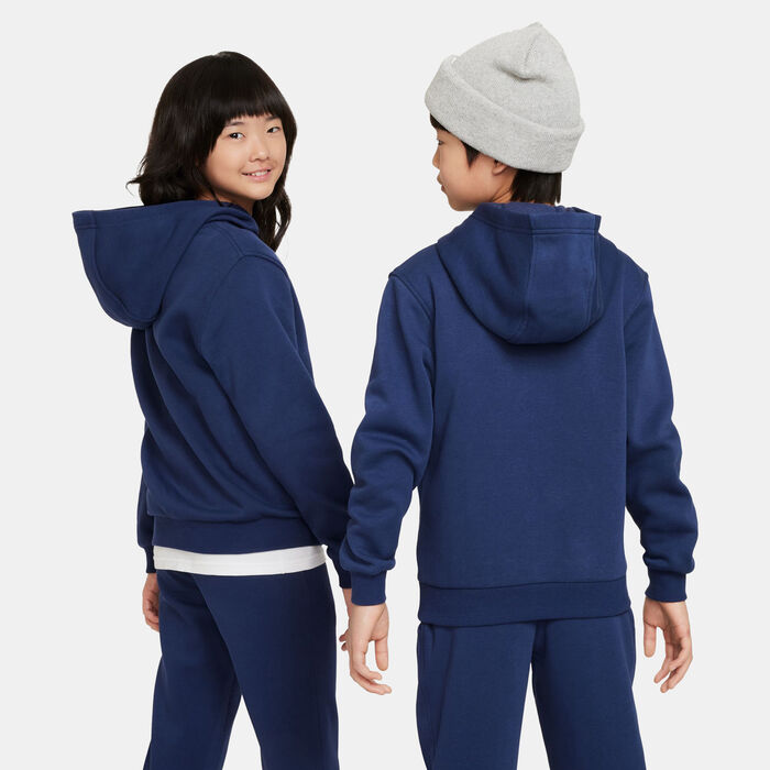 Nike Kids' Sportswear Club Fleece Hoodie Blue image number 1