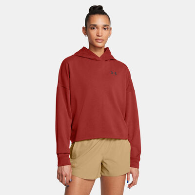 Under Armour Women's Rival Logo Hoodie Orange