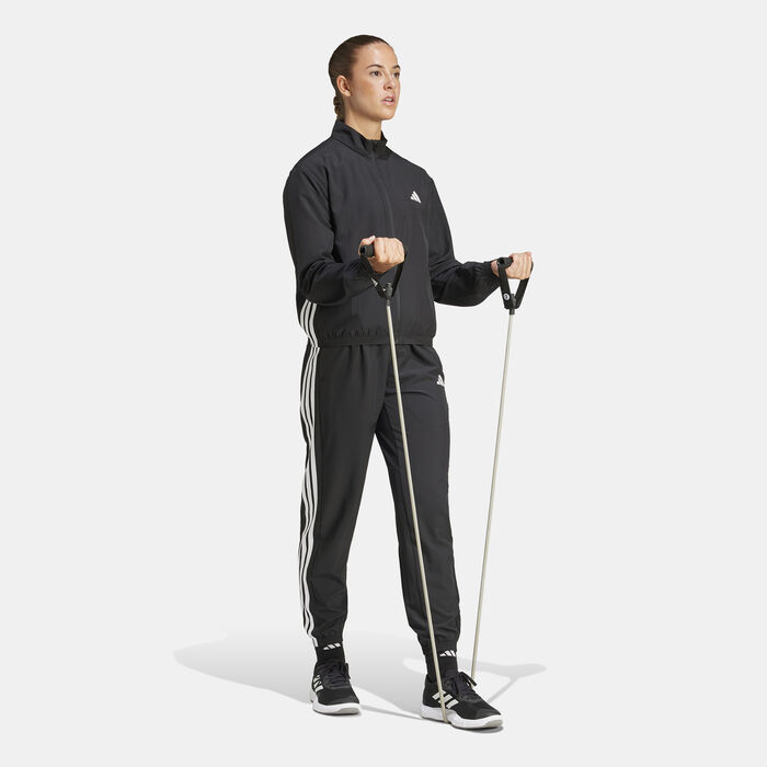 adidas Women's Train Essentials Training Jacket Black adidas Women's Train Essentials Training Jacket Black image number 2