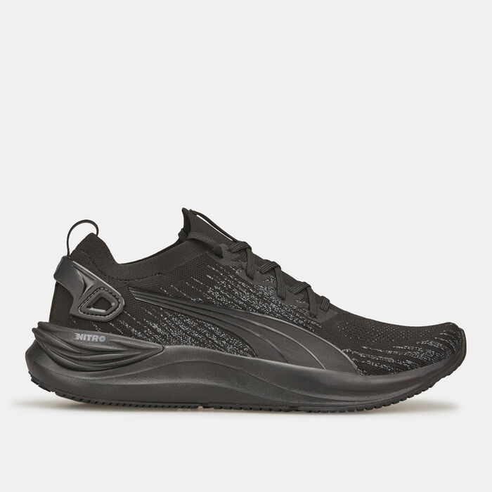 PUMA Men's Electrify NITRO 3 Knit Running Shoe Black PUMA Men's Electrify NITRO 3 Knit Running Shoe Black image number 0