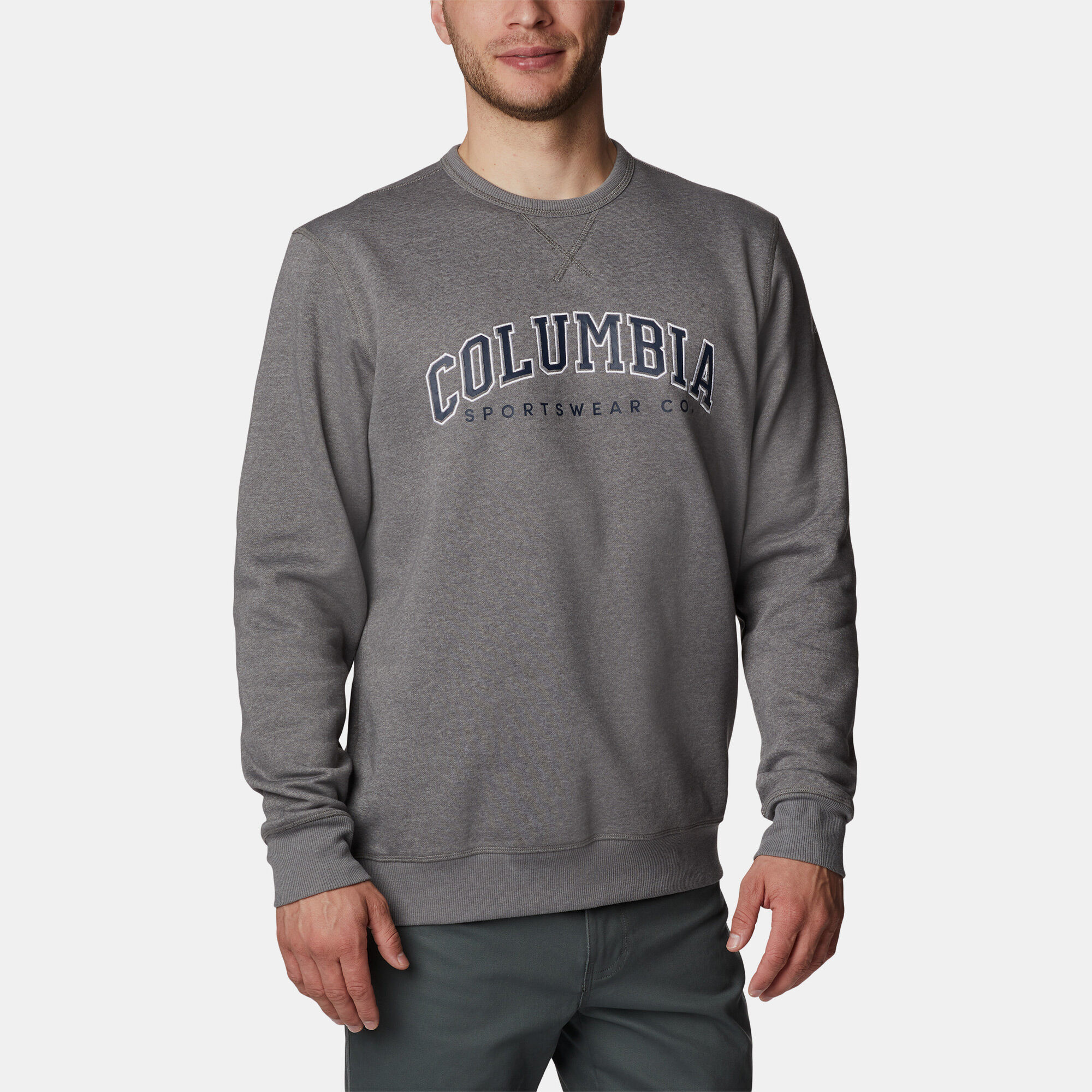 Men s Columbia Logo Fleece Crew Sweatshirt
