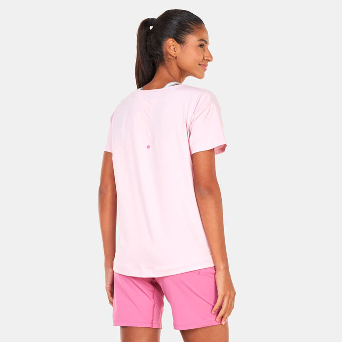 Under Armour Women's UA RUSH™ Energy Core T-Shirt Pink Under Armour Women's UA RUSH™ Energy Core T-Shirt Pink image number 1