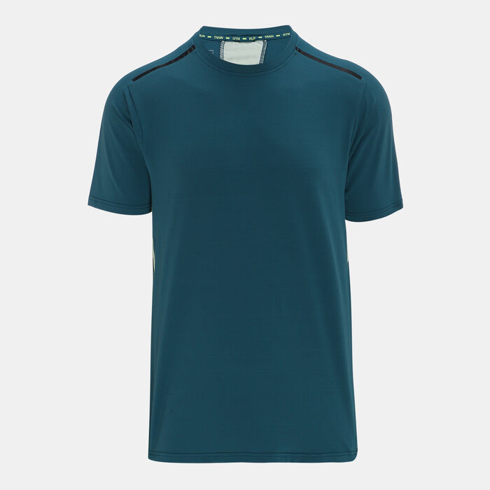 Sun and Sand Sports Men's Colourblock Training T-Shirt Green Sun and Sand Sports Men's Colourblock Training T-Shirt Green image number 0