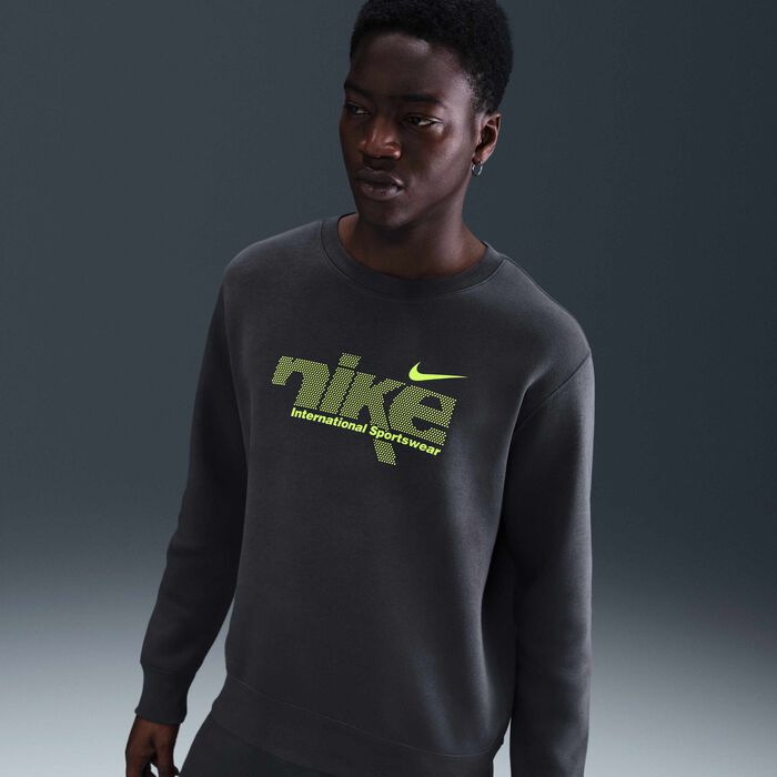 Nike Men's Sportswear Club Sweatshirt Grey image number 0