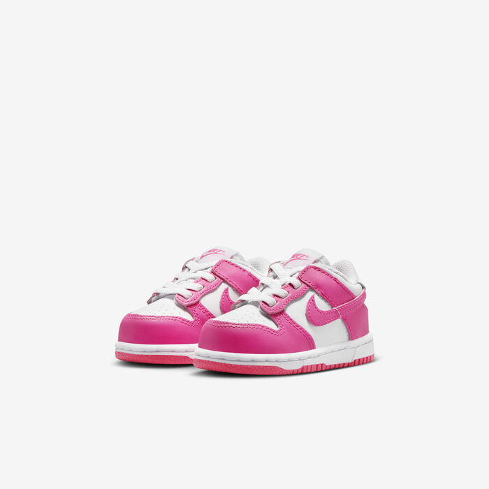 Nike Kids' Dunk Low Shoes Pink Nike Kids' Dunk Low Shoes Pink image number 4