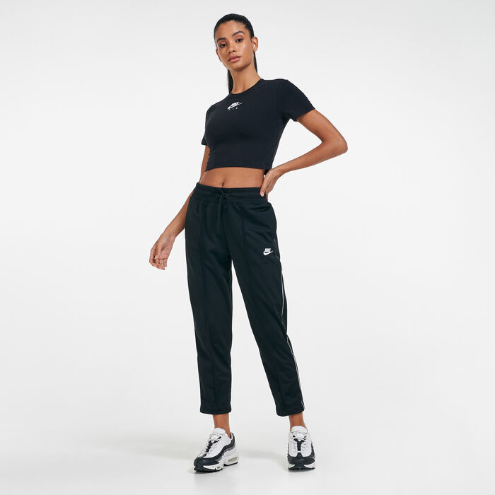 Nike Women's Air Crop Top Black Nike Women's Air Crop Top Black image number 2