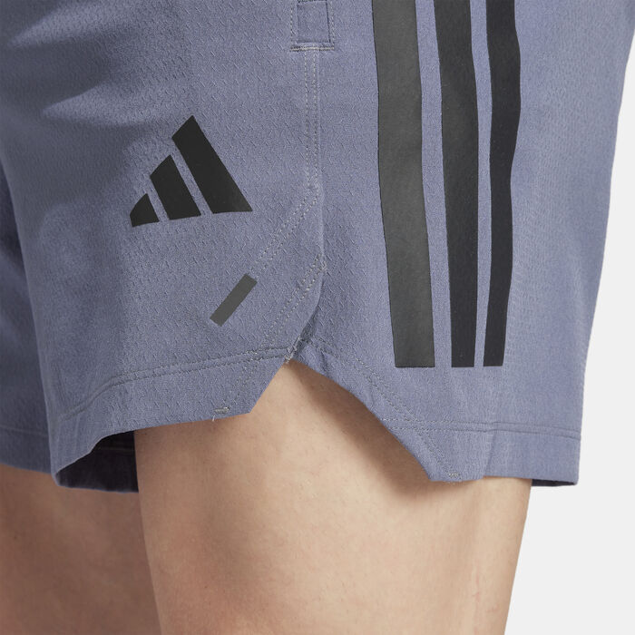 adidas Men's Power 3-Stripes Shorts Grey adidas Men's Power 3-Stripes Shorts Grey image number 3