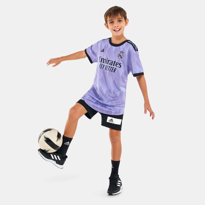 adidas Women's Real Madrid Away Jersey - 2022/23 Purple adidas Women's Real Madrid Away Jersey - 2022/23 Purple image number 2