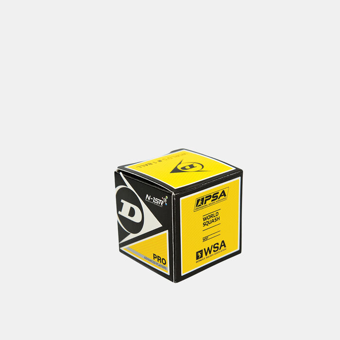 Dunlop Revelation Pro Double Dot Squash Ball Black Dunlop Revelation Pro Double Dot Squash Ball Black image number 0