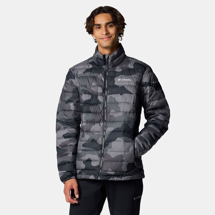 Columbia Men's Powder Lite II Printed Jacket Black Columbia Men's Powder Lite II Printed Jacket Black image number 0