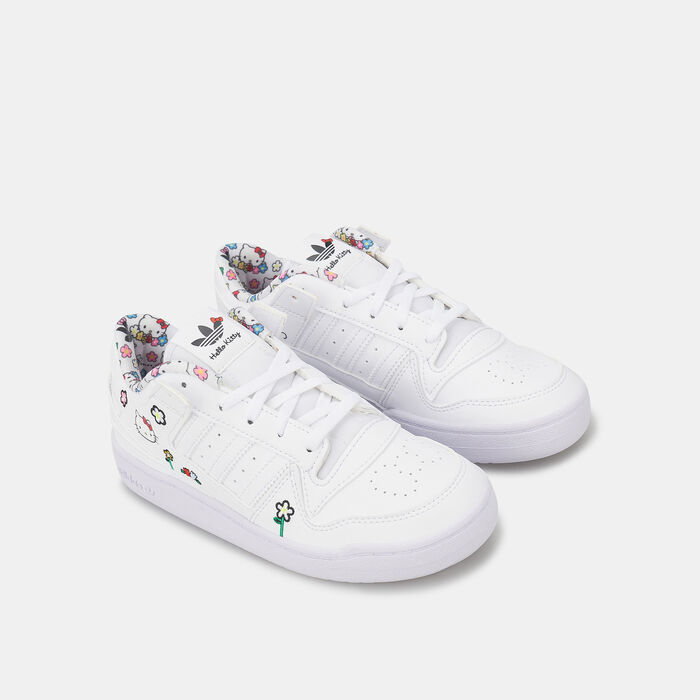 adidas Originals Kids' Originals x Hello Kitty Forum Low Shoe White adidas Originals Kids' Originals x Hello Kitty Forum Low Shoe White image number 1