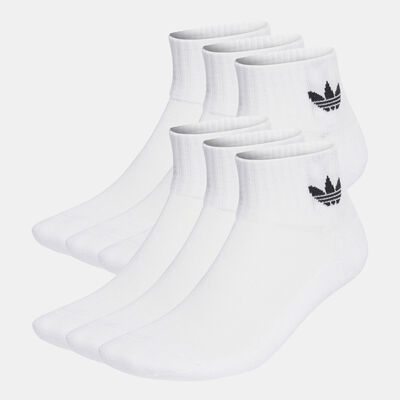adidas Originals Ankle Socks (6 Pairs) White adidas Originals Ankle Socks (6 Pairs) White