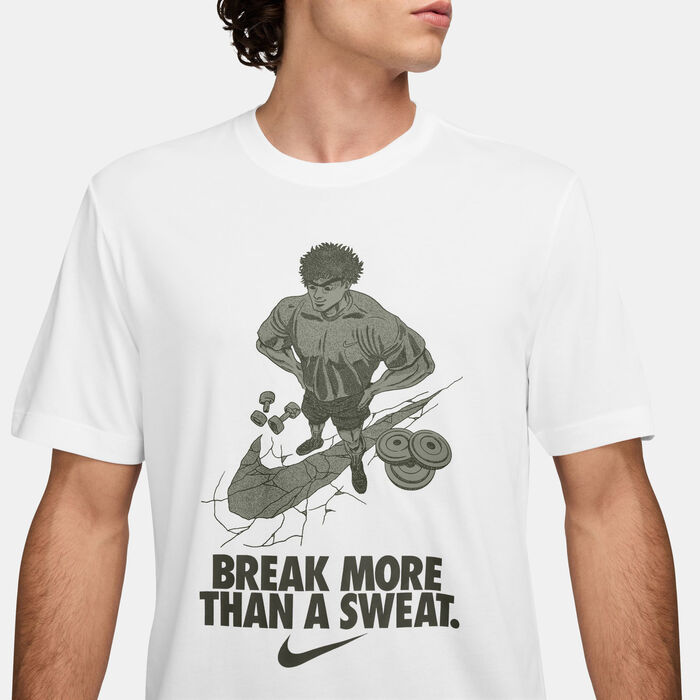 Nike Men's Dri-FIT Training T-Shirt White image number 2