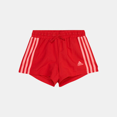 adidas Kids' 3-Stripes Shorts Red