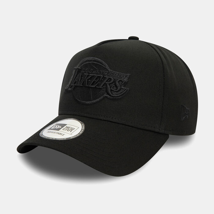 New Era Men's NBA Los Angeles Lakers Monochrome E-Frame Cap Black image number 2