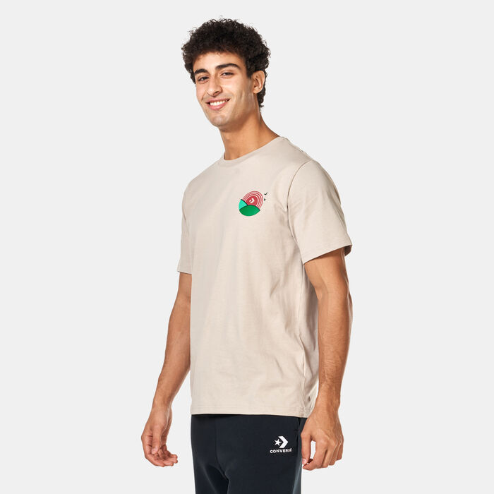 Converse Men's Leaf T-Shirt Brown Converse Men's Leaf T-Shirt Brown image number 0