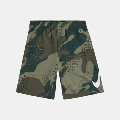 Nike Kids' Dri-FIT Club Camo Shorts Green