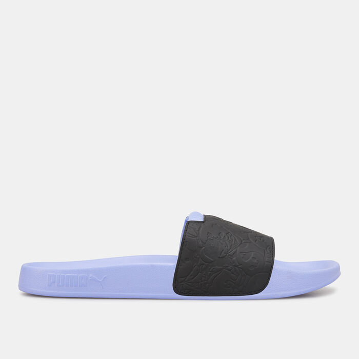 PUMA Men's x FINAL FANTASY XIV Leadcat 2.0 Slides Black PUMA Men's x FINAL FANTASY XIV Leadcat 2.0 Slides Black image number 1