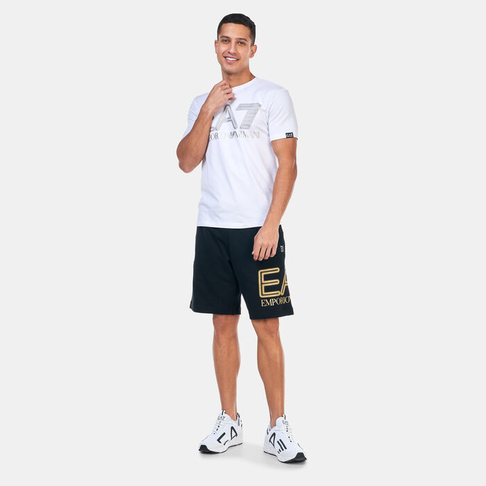 EA7 Emporio Armani Men's Logo Series T-Shirt White EA7 Emporio Armani Men's Logo Series T-Shirt White image number 2
