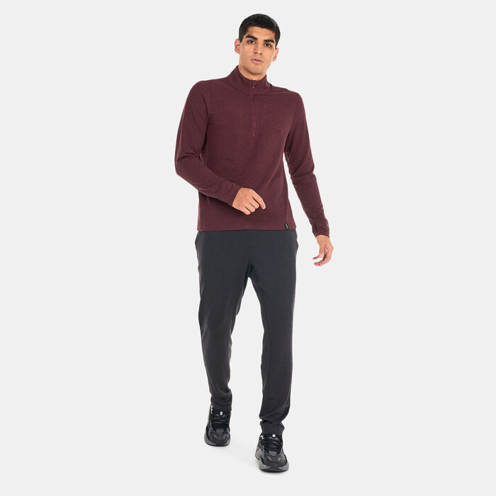 prAna Men's Altitude Tracker 1/4 Zip Sweatshirt Red prAna Men's Altitude Tracker 1/4 Zip Sweatshirt Red image number 2