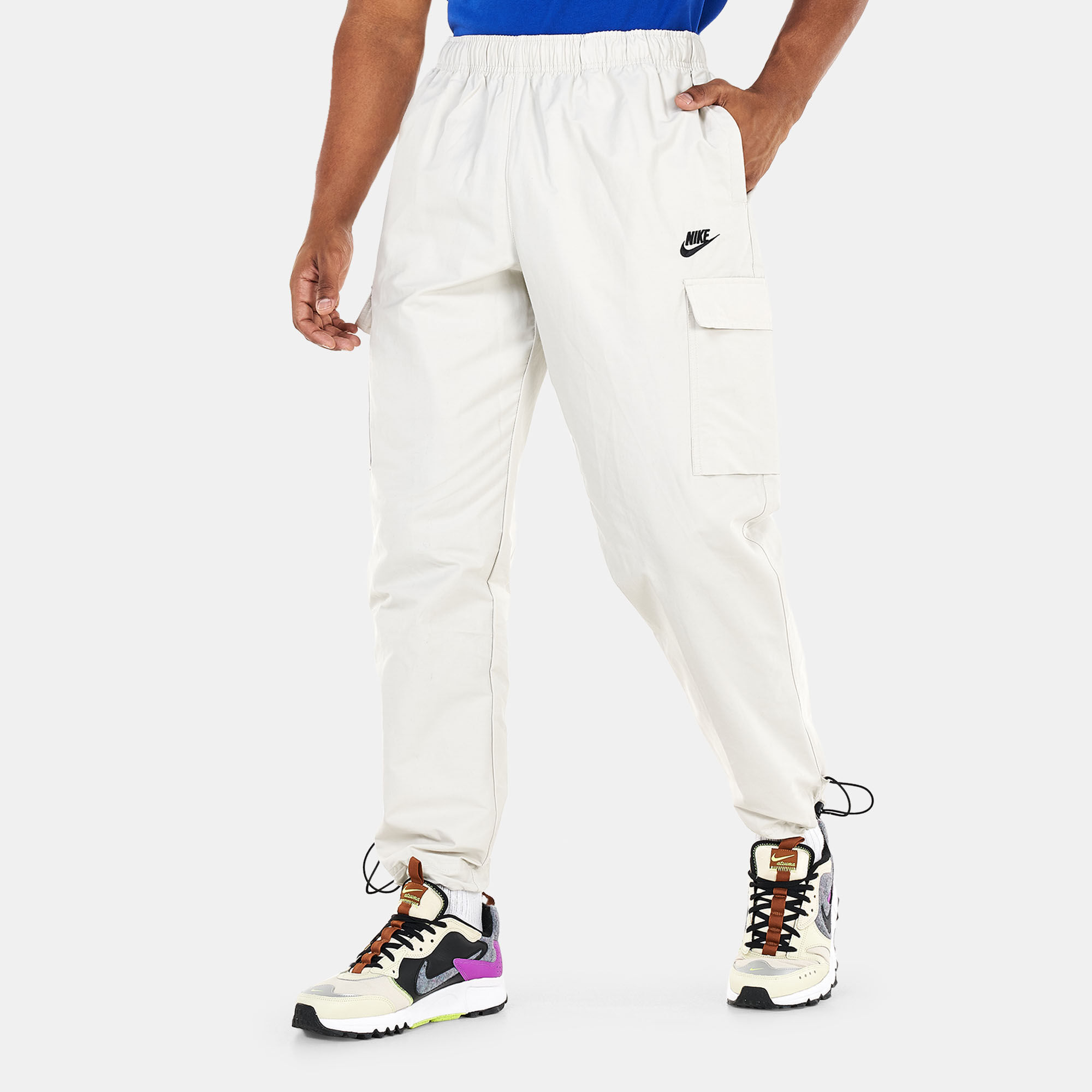 Nike sportswear men's player woven jogger pants discount