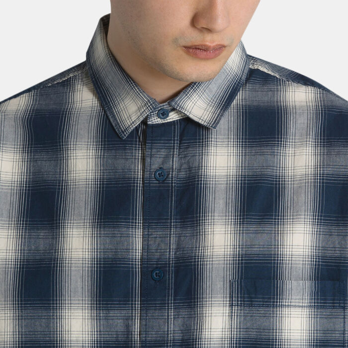 Vans Men's Nick Michel Woven Shirt Blue image number 3