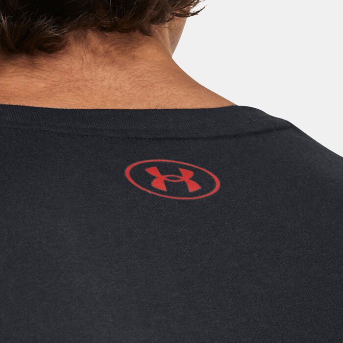 Under Armour Men's Project Rock Johnson's Paradise T-Shirt Black image number 3