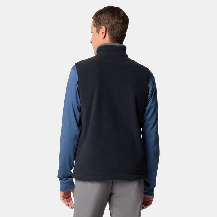 Columbia Men's Fast Trek Fleece Vest Black Columbia Men's Fast Trek Fleece Vest Black image number 1