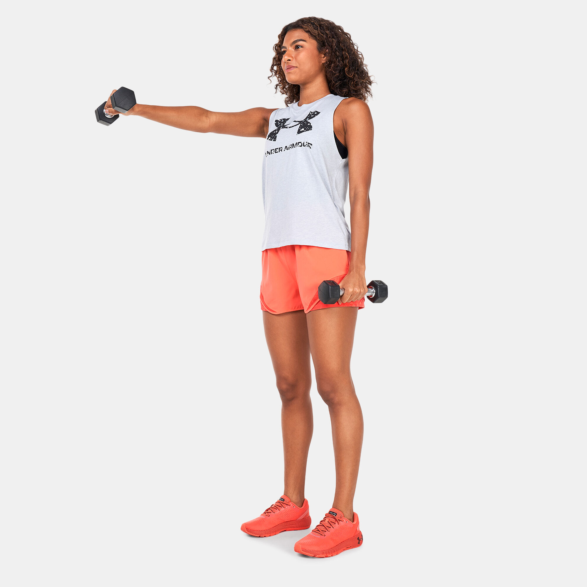 Women s Sportstyle Tank Top Grey Under Armour in KSA SSS