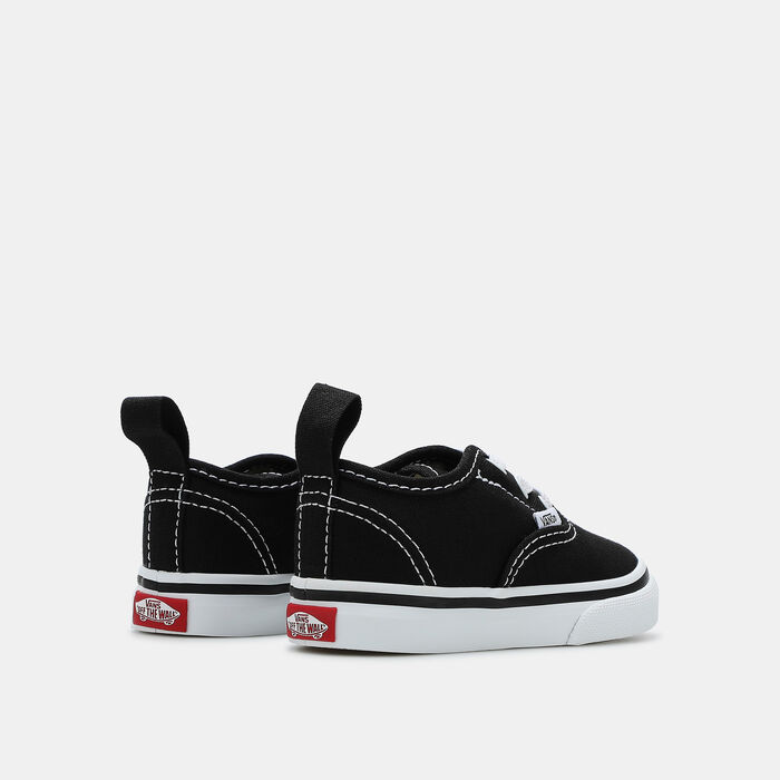 Vans Kids' Authentic Elastic Lace Shoe (Baby and Toddler) Black Vans Kids' Authentic Elastic Lace Shoe (Baby and Toddler) Black image number 2