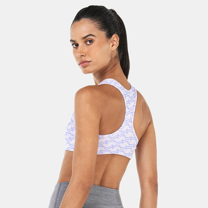 Nike Women's Dri-FIT Swoosh Sports Bra Grey image number 1