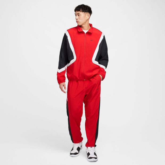 Nike Men's Icon Woven Basketball Jacket Red Nike Men's Icon Woven Basketball Jacket Red image number 2
