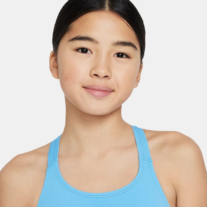 Nike Swim Kids' Racerback 1-Piece Swimsuit (Older Kids) Blue Nike Swim Kids' Racerback 1-Piece Swimsuit (Older Kids) Blue image number 3