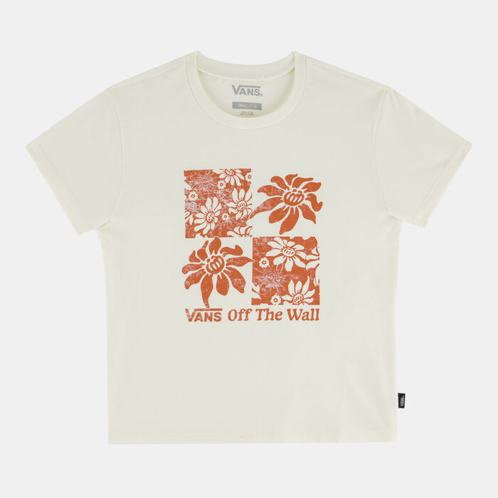 Vans Kids' Tropic Check T-Shirt White image number 0