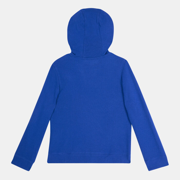 Under Armour Kids' Rival Terry Full-Zip Hoodie Blue Under Armour Kids' Rival Terry Full-Zip Hoodie Blue image number 1