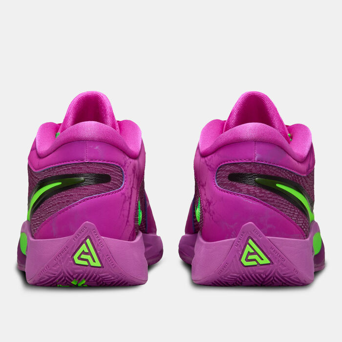 Nike Men's Giannis Freak 6 Basketball Shoes Purple Nike Men's Giannis Freak 6 Basketball Shoes Purple image number 4