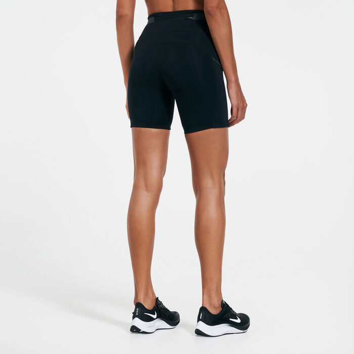 Nike Women's Epic Luxe Trail Shorts Orange Nike Women's Epic Luxe Trail Shorts Orange image number 1