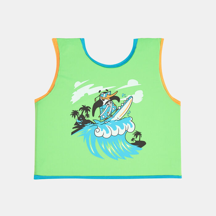 Speedo Kids' Learn to Swim Character Printed Float Vest Green Speedo Kids' Learn to Swim Character Printed Float Vest Green image number 1