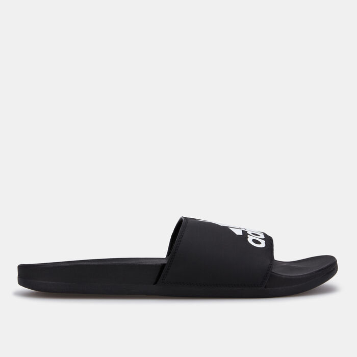 adidas Men's Adilette Comfort Slides Black adidas Men's Adilette Comfort Slides Black image number 1